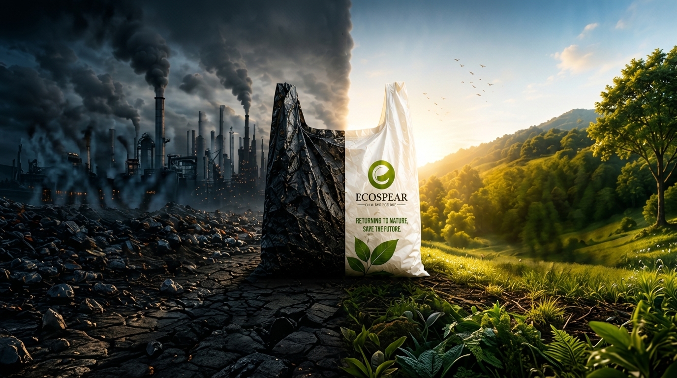 ECOSPEAR Split Poly Bag Background