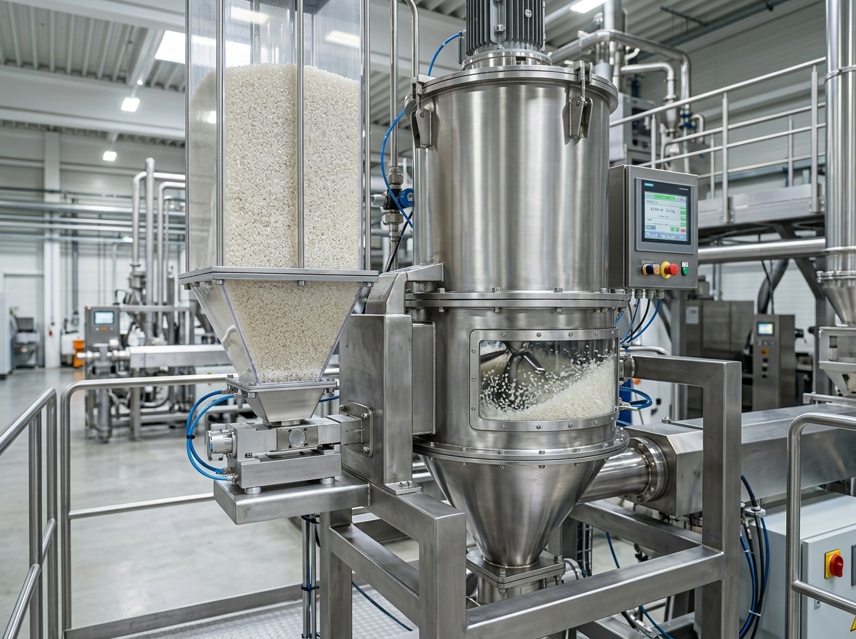 Material Preparation: Gravimetric blending
