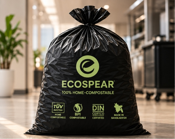 EcoSpear Home-Compostable Garbage Bag — Commercial Environment